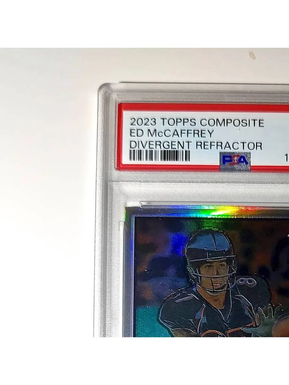 Ed McCaffrey 2023 Topps Chrome #42 Sepia Refractors PSA 9 Mint